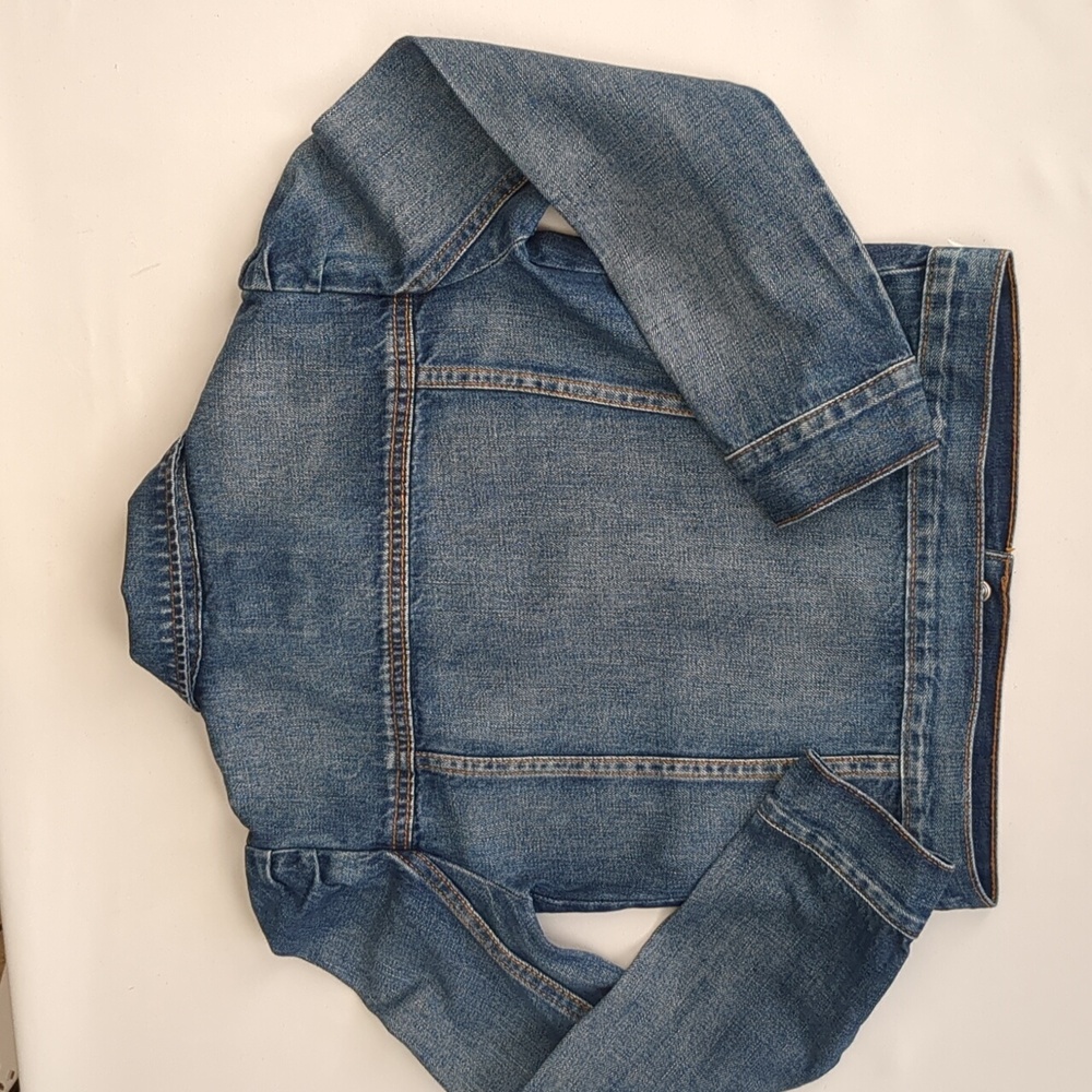 Gap Jean Jacket With Snap On Button Sz M - Picture 3 of 11